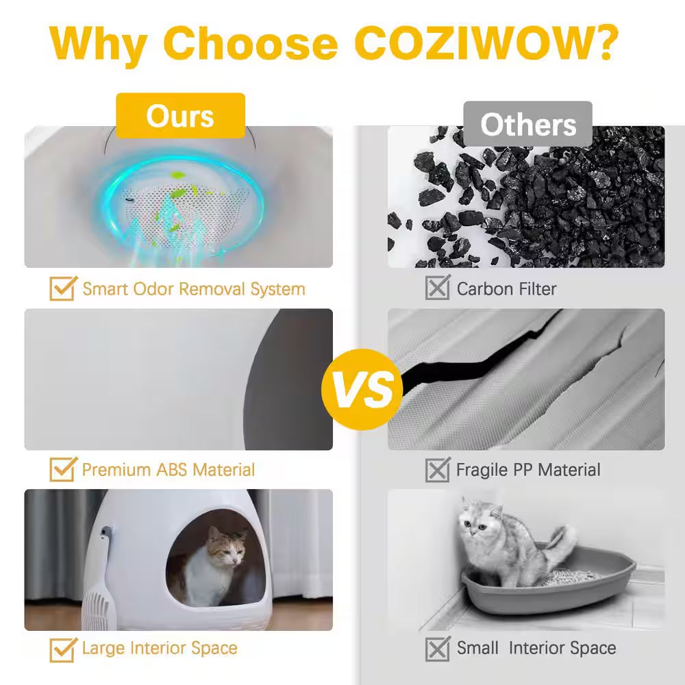 Transform Your Home with the Stylish Cat Litter Box Featuring Smart Odor Control and Hidden Design