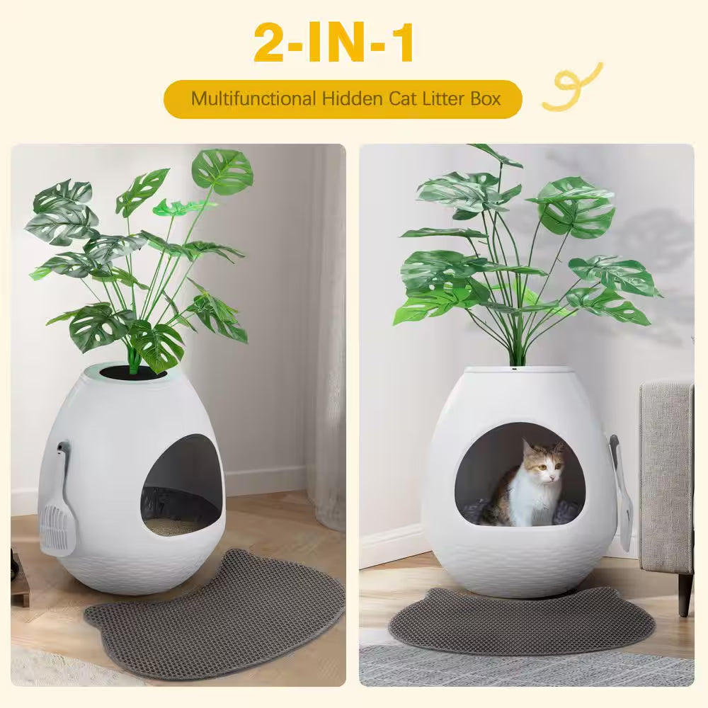 Transform Your Home with the Stylish Cat Litter Box Featuring Smart Odor Control and Hidden Design