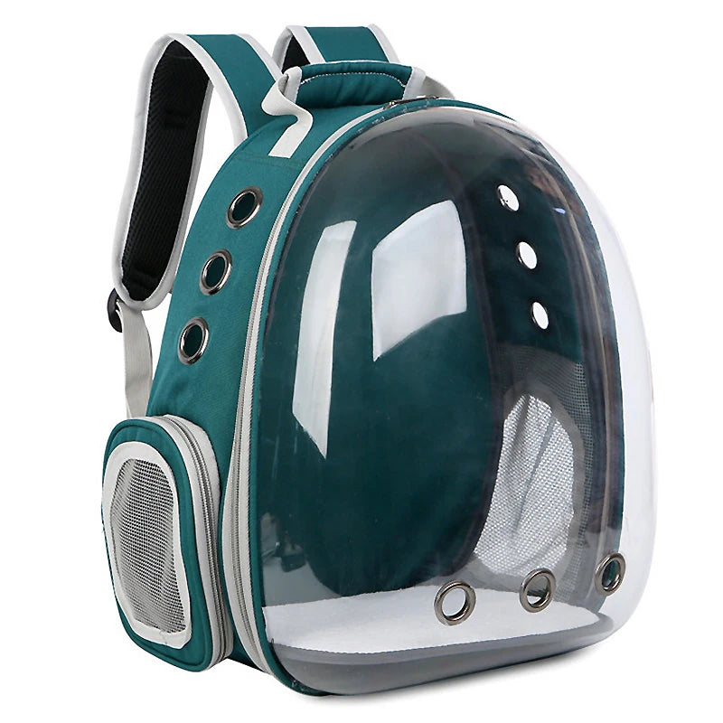 Revolutionary Cat Carrier Backpack: Stylish Transparent Space Capsule for Your Feline Friend - Comfortable, Breathable, and Perfect for All Adventures!