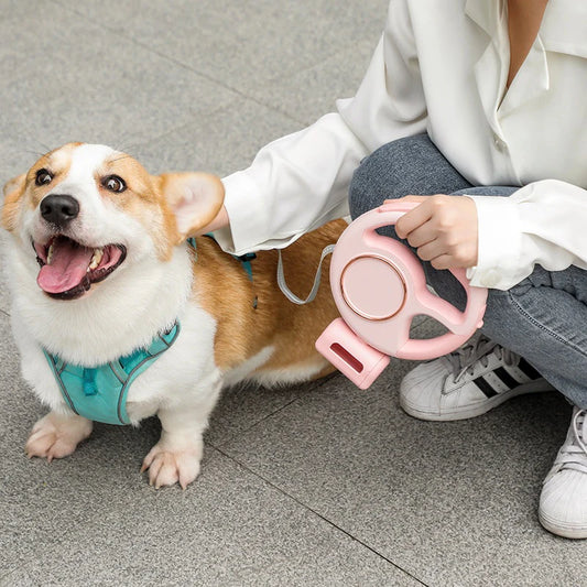 Innovative Smart Extendable Pet Leash with Bright LED Lights for Ultimate Safety and Control