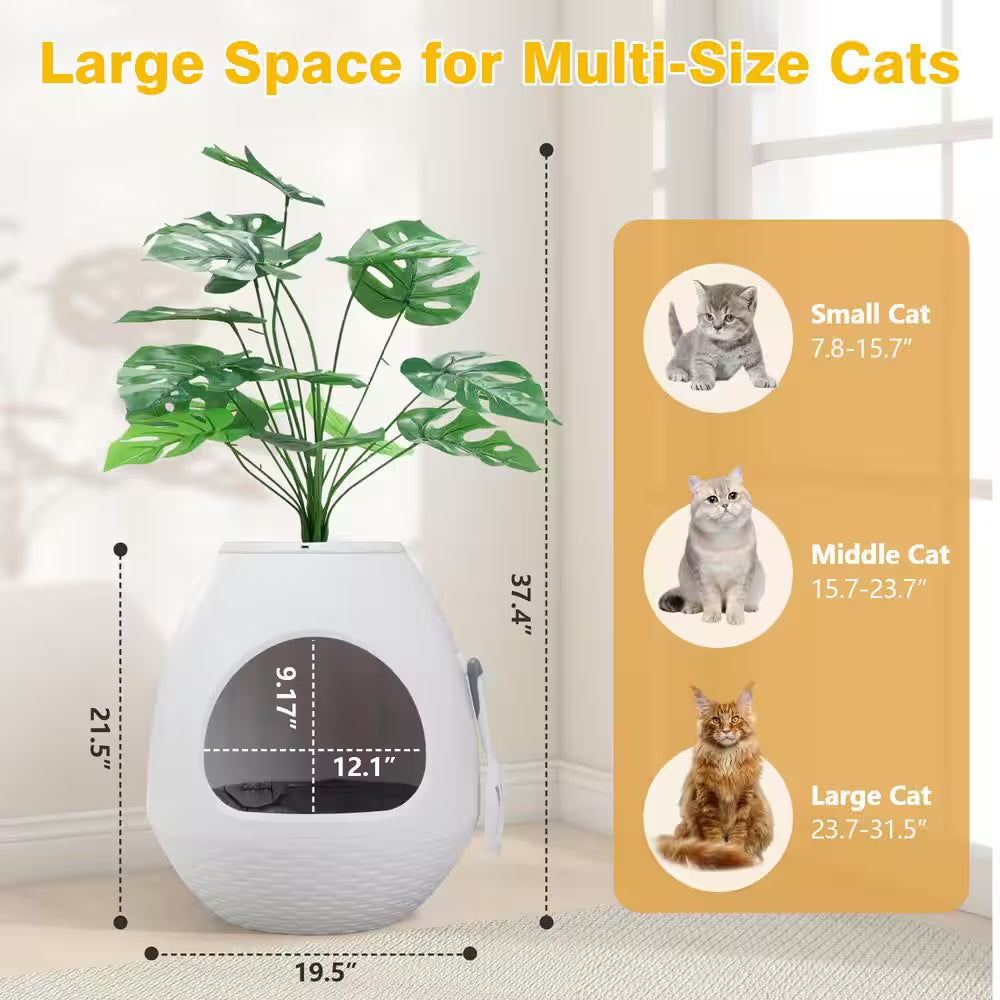 Transform Your Home with the Stylish Cat Litter Box Featuring Smart Odor Control and Hidden Design