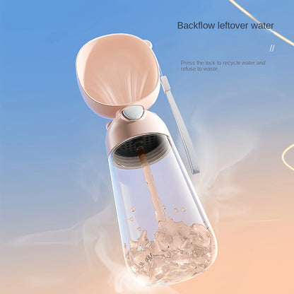 Travel-Friendly Dog Water Bowl: Premium Food-Grade Portable Cup with Dispenser for Dogs and Cats