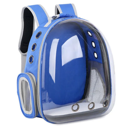 Revolutionary Cat Carrier Backpack: Stylish Transparent Space Capsule for Your Feline Friend - Comfortable, Breathable, and Perfect for All Adventures!