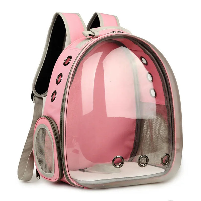 Revolutionary Cat Carrier Backpack: Stylish Transparent Space Capsule for Your Feline Friend - Comfortable, Breathable, and Perfect for All Adventures!
