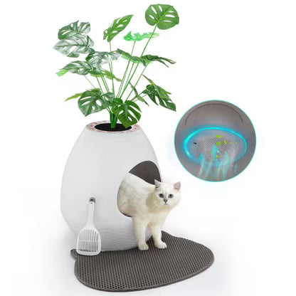 Transform Your Home with the Stylish Cat Litter Box Featuring Smart Odor Control and Hidden Design
